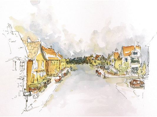 The Rising Demand for Urban Sketching and Painting Artworks: A Delightful Blend of Fine Art and Urban Culture