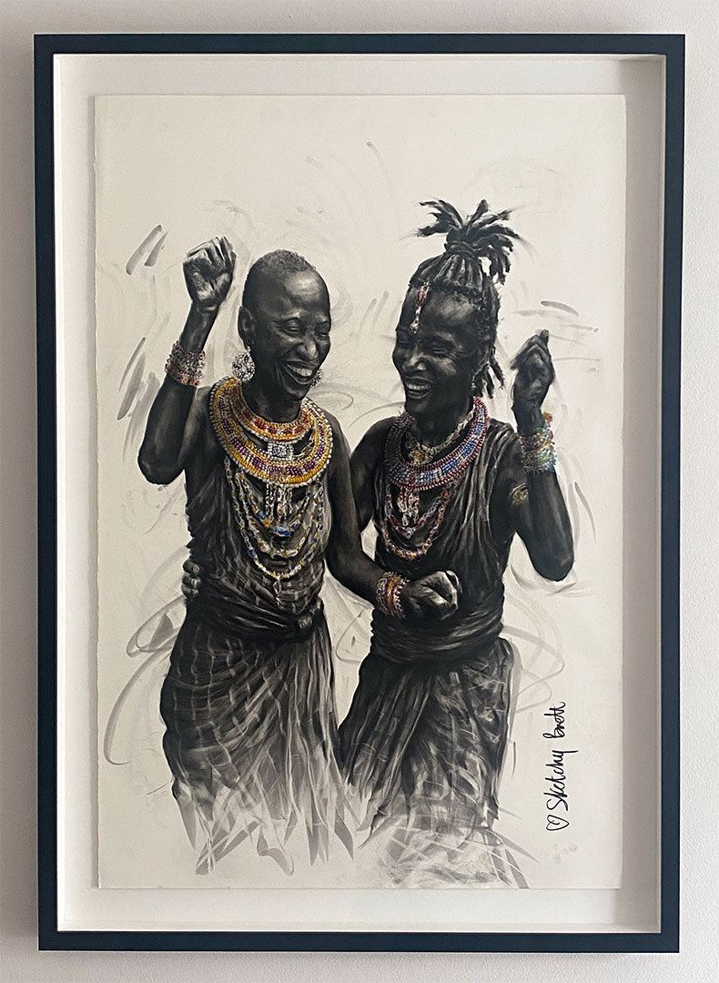Kucheza kwa Furaha, Dancing Joy - Original Artwork