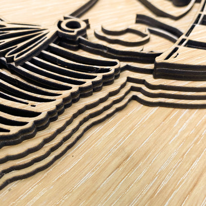 Ndebele Warrior Pricess Wooden Artwork