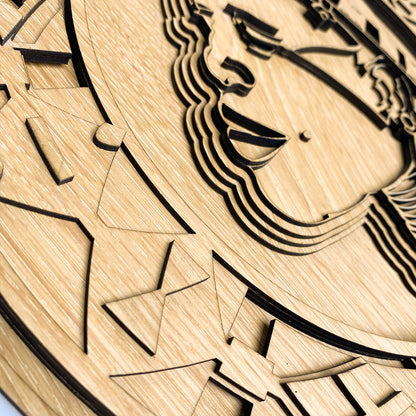 Ndebele Warrior Pricess Wooden Artwork