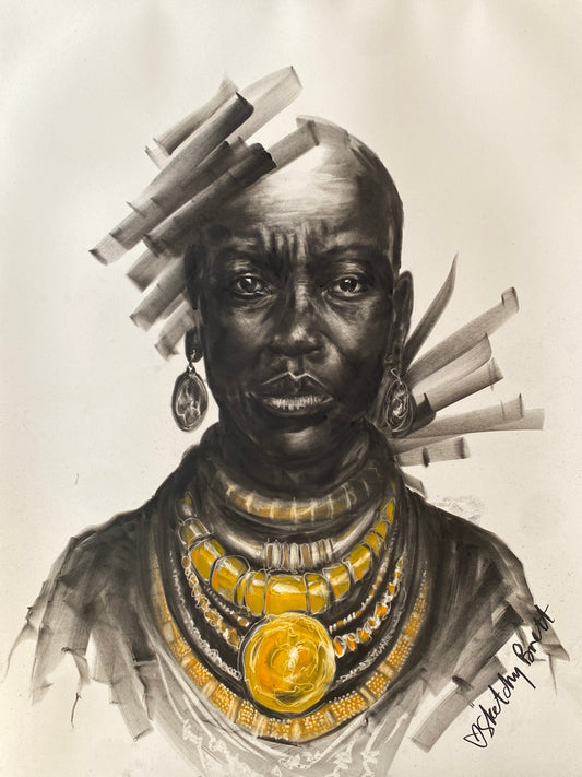 Golden Adornments - Original Artwork