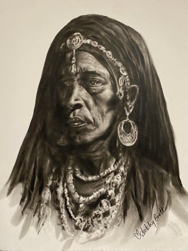 Shadowed Grace - Original Artwork