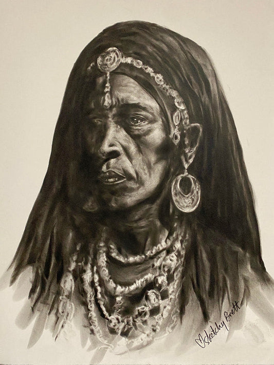 Shadowed Grace - Original Artwork