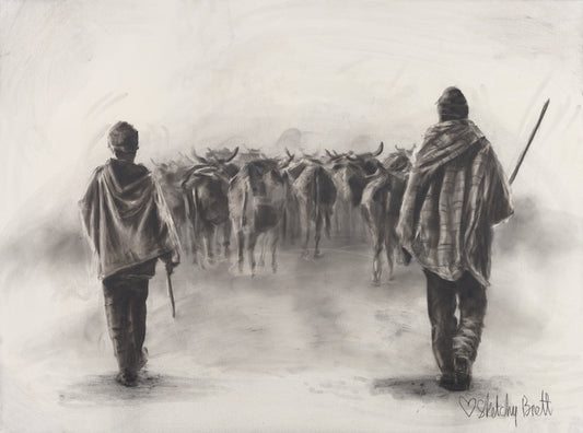 Herders - Original Artwork on Canvas