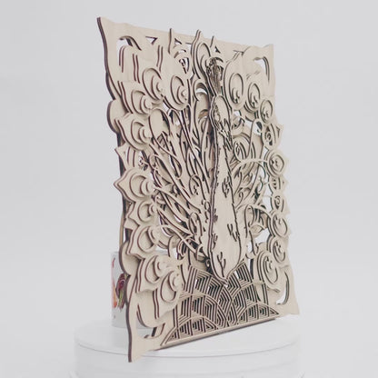 Sacred Plumage Wooden Artwork